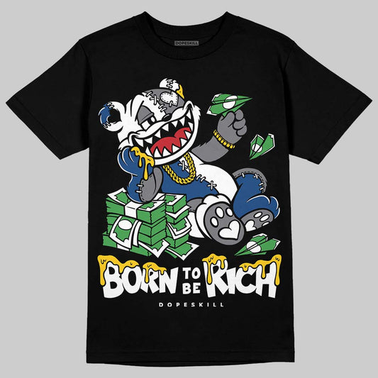 Jordan 9 Retro 'Flint Grey' 2026 DopeSkill T-Shirt Born To Be Rich Graphic Streetwear - Black
