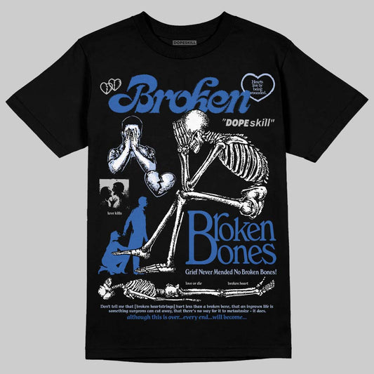 ASICS Gel-Nimbus 10.1 Invincible HTTP 404 Blue DopeSkill T-Shirt Broken Bones Graphic Streetwear - Black