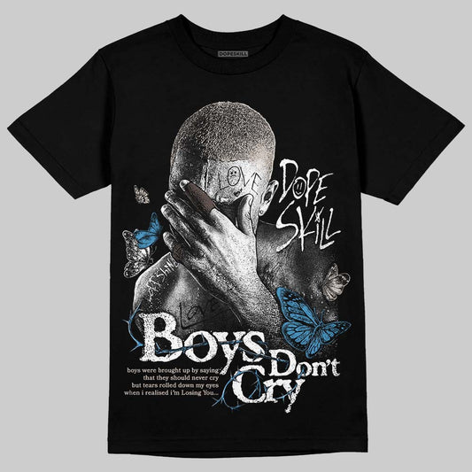 Adidas Samba OG White Black Clear Granite DopeSkill T-Shirt Boys Don't Cry Graphic Streetwear - black