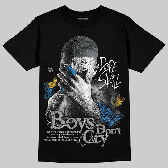 Jordan 9 Cool Grey DopeSkill T-Shirt Boys Don't Cry Graphic Streetwear - Black