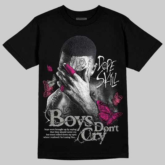 Jordan 3 Retro Black Cat DopeSkill T-Shirt Boys Don't Cry Graphic Streetwear - Black