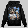 Jordan 5 Black University Blue DopeSkill Hoodie Sweatshirt Overstack Graphic Streetwear - Black