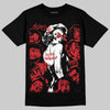 Jordan 12 “Bloodline” DopeSkill T-Shirt Built Different Graphic Streetwear - black