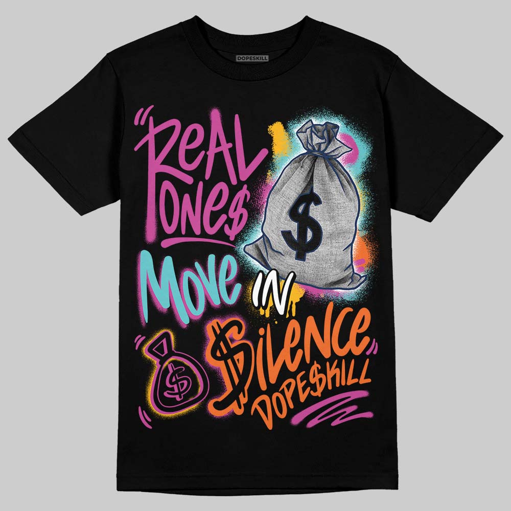 Air Max 1 'San Diego Padres' DopeSkill T-Shirt Real Ones Move In Silence Graphic Streetwear - Black