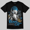 Jordan 4 Denim “Worn Blue” DopeSkill T-Shirt Boys Don't Cry Graphic Streetwear - Black