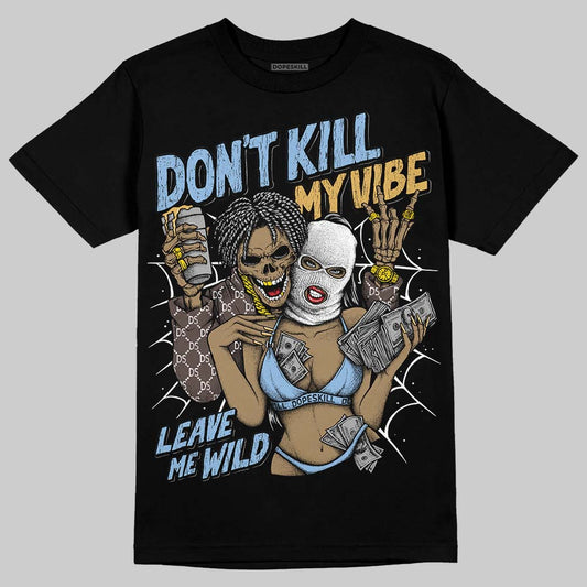 Adidas Handball Spezial ‘Light Blue’ DopeSkill T-Shirt Don't Kill My Vibe Graphic Streetwear - Black