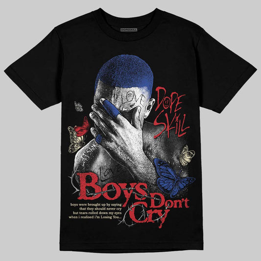 Jordan 4 “Rare Air” DopeSkill T-Shirt Boys Don't Cry Graphic Streetwear - Black
