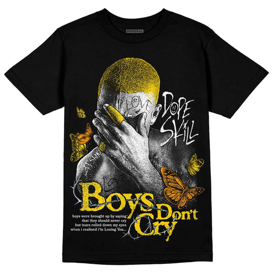 Jordan 6 “Yellow Ochre” DopeSkill T-Shirt Boys Don't Cry Graphic Streetwear - Black
