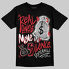 Air Max 95 Big Bubble Comet Red DopeSkill T-Shirt Real Ones Move In Silence Graphic Streetwear - black