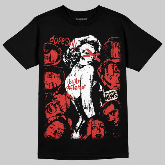 Jordan 4 Retro OG Nigel Sylvester Brick After Brick DopeSkill T-Shirt Built Different Graphic Streetwear - black