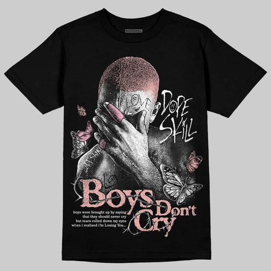 Jordan 1 Low OG “Rust Pink” DopeSkill T-Shirt Boys Don't Cry Graphic Streetwear -0 Black