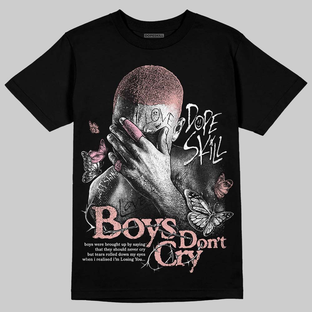 Jordan 1 Low OG “Rust Pink” DopeSkill T-Shirt Boys Don't Cry Graphic Streetwear -0 Black