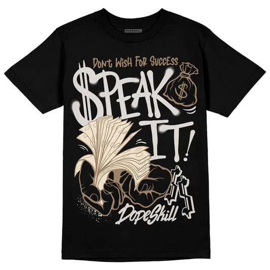 Jordan 5 SE “Sail” DopeSkill T-Shirt Speak It Graphic Streetwear - Black