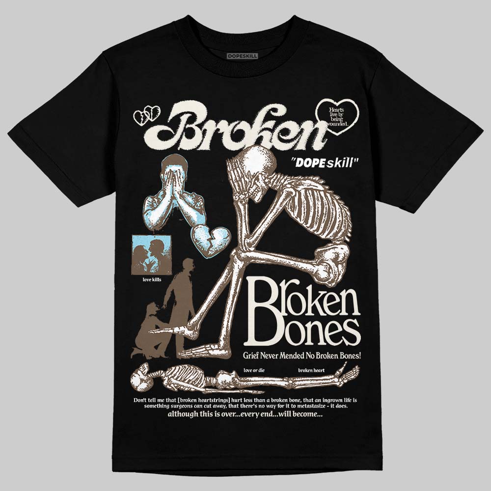 Asics Gel-Kayano 12.1 Cream/Stillwater DopeSkill T-Shirt Broken Bones Graphic Streetwear - black