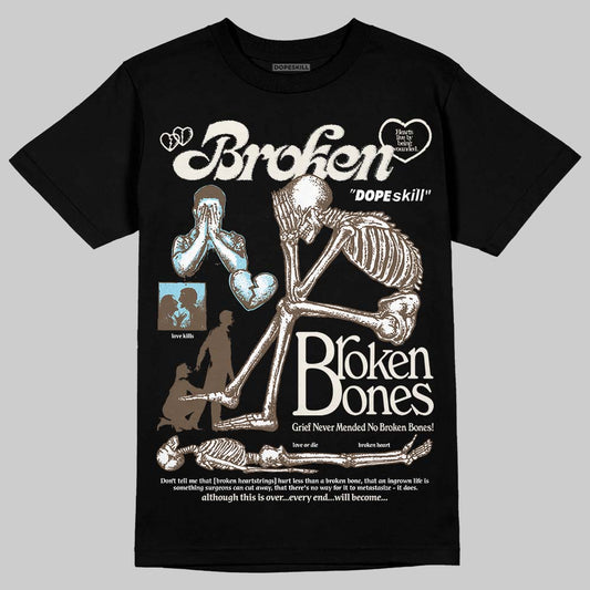 Asics Gel-Kayano 12.1 Cream/Stillwater DopeSkill T-Shirt Broken Bones Graphic Streetwear - black