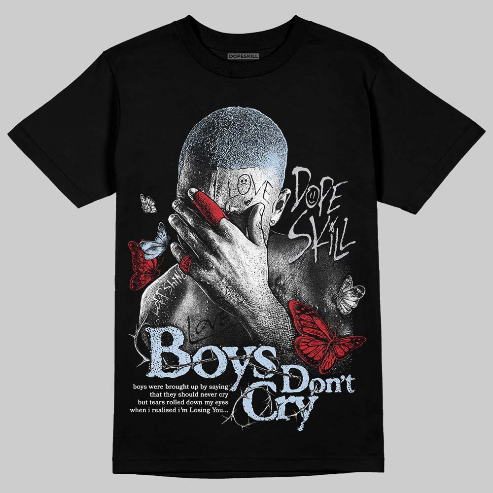 Jordan 5 Retro OG Black Metallic Reimagined DopeSkill T-Shirt Boys Don't Cry Graphic Streetwear - Black