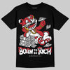 Jordan 1 Low OG "Chicago" DopeSkill T-Shirt Born To Be Rich Graphic Streetwear - Black