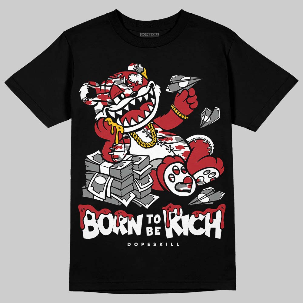 Jordan 8 Retro Bugs Bunny (2025) DopeSkill T-Shirt Born To Be Rich Graphic Streetwear - Black