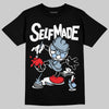 Jordan 40 “Blue Suede” DopeSkill T-Shirt Self Made Graphic Streetwear - Black
