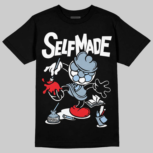 Jordan 40 “Blue Suede” DopeSkill T-Shirt Self Made Graphic Streetwear - Black