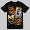Jordan 4 "Birds of Paradise" DopeSkill T-Shirt Real Ones Move In Silence Graphic Streetwear - Black