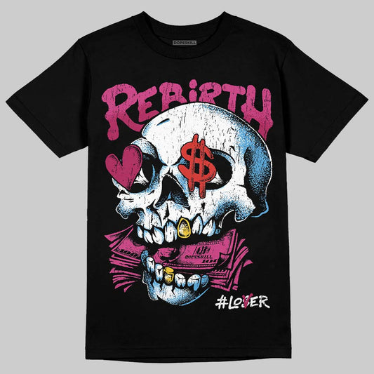 Jordan 4 Sweet Beet DopeSkill T-Shirt Rebirth Graphic Streetwear - Black