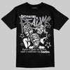 Jordan 11 TD Cleats "Patent Black" DopeSkill T-Shirt Distorted Realms Graphic Streetwear - black