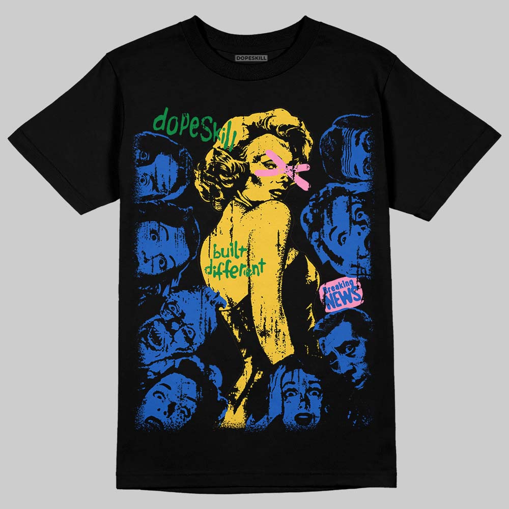 Jordan 3 “Brazil” DopeSkill T-Shirt Built Different Graphic Streetwear - black