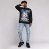 Black University Blue 5s DopeSkill Long Sleeve T-Shirt Real Lover Graphic