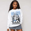 Black University Blue 5s DopeSkill Long Sleeve T-Shirt Real Lover Graphic