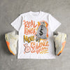 “Birds of Paradise” 4s DopeSkill T-Shirt Real Ones Move In Silence Graphic