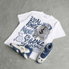 Diamond Turf II “Blue Grey” DopeSkill T-Shirt Real Ones Move In Silence Graphic