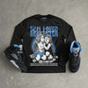 Black University Blue 5s DopeSkill Long Sleeve T-Shirt Real Lover Graphic