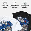 “True Blue” 3s DopeSkill T-Shirt Bear Steals Sneaker Graphic