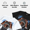 Black University Blue 5s DopeSkill T-Shirt Key of Life Graphic