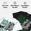 Pine Green 1s DopeSkill T-Shirt Real Ones Move In Silence Graphic