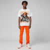 'Orange Citrus' 3s DopeSkill T-Shirt Go Fund Yourself Graphic