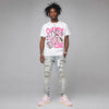 Iced Carmine 4s DopeSkill T-Shirt Out Here Being Cute Graphic