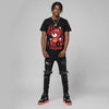 “Infrared 23” 4s DopeSkill T-Shirt Smile Through The Pain Graphic