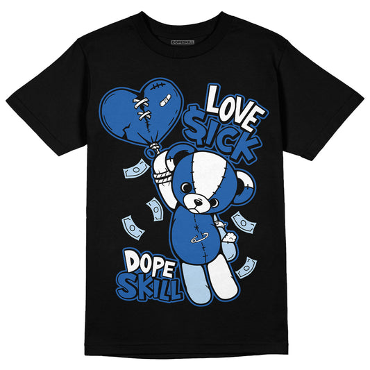 Jordan 11 Low “Space Jam” DopeSkill T-Shirt Love Sick Graphic Streetwear - Black