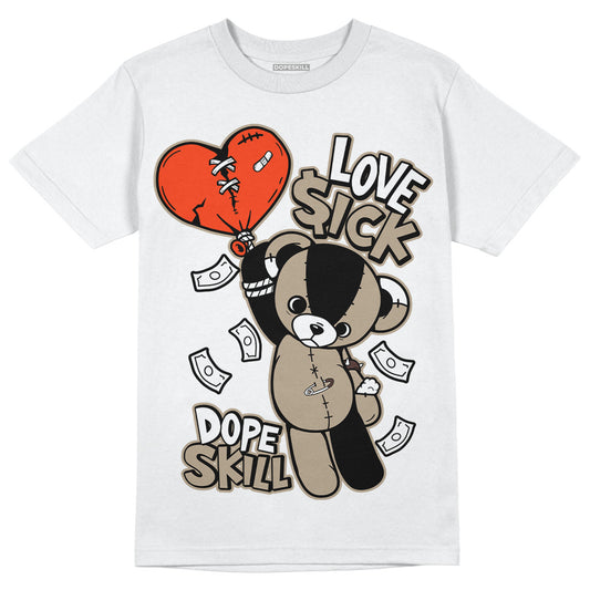 Jordan 1 High OG “Latte” DopeSkill T-Shirt Love Sick Graphic Streetwear - White