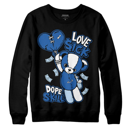 Jordan 11 Low “Space Jam” DopeSkill Sweatshirt Love Sick Graphic Streetwear - Black