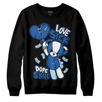 Jordan 11 Low “Space Jam” DopeSkill Sweatshirt Love Sick Graphic Streetwear - Black