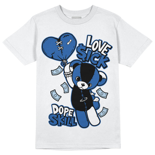 Jordan 11 Low “Space Jam” DopeSkill T-Shirt Love Sick Graphic Streetwear - White