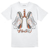 Jordan 3 Georgia Peach DopeSkill T-Shirt Breathe Graphic Streetwear - White