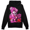 Jordan 4 GS “Hyper Violet” DopeSkill Hoodie Sweatshirt Broken Heart Graphic Streetwear - Black