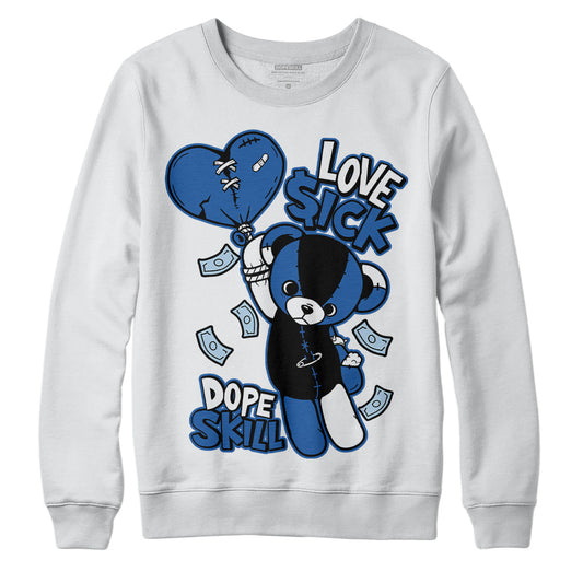 Jordan 11 Low “Space Jam” DopeSkill Sweatshirt Love Sick Graphic Streetwear - White