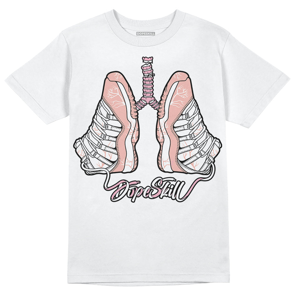 Jordan 11 Low “Legend Pink” DopeSkill T-Shirt Breathe Graphic Streetwear - White