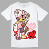 Jordan 3 GS “Red Stardust” DopeSkill T-Shirt Broken Heart Graphic Streetwear - White