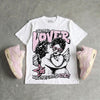 Iced Carmine 4s DopeSkill Oversize Print T-Shirt Real Ones Choose Loyalty Graphic